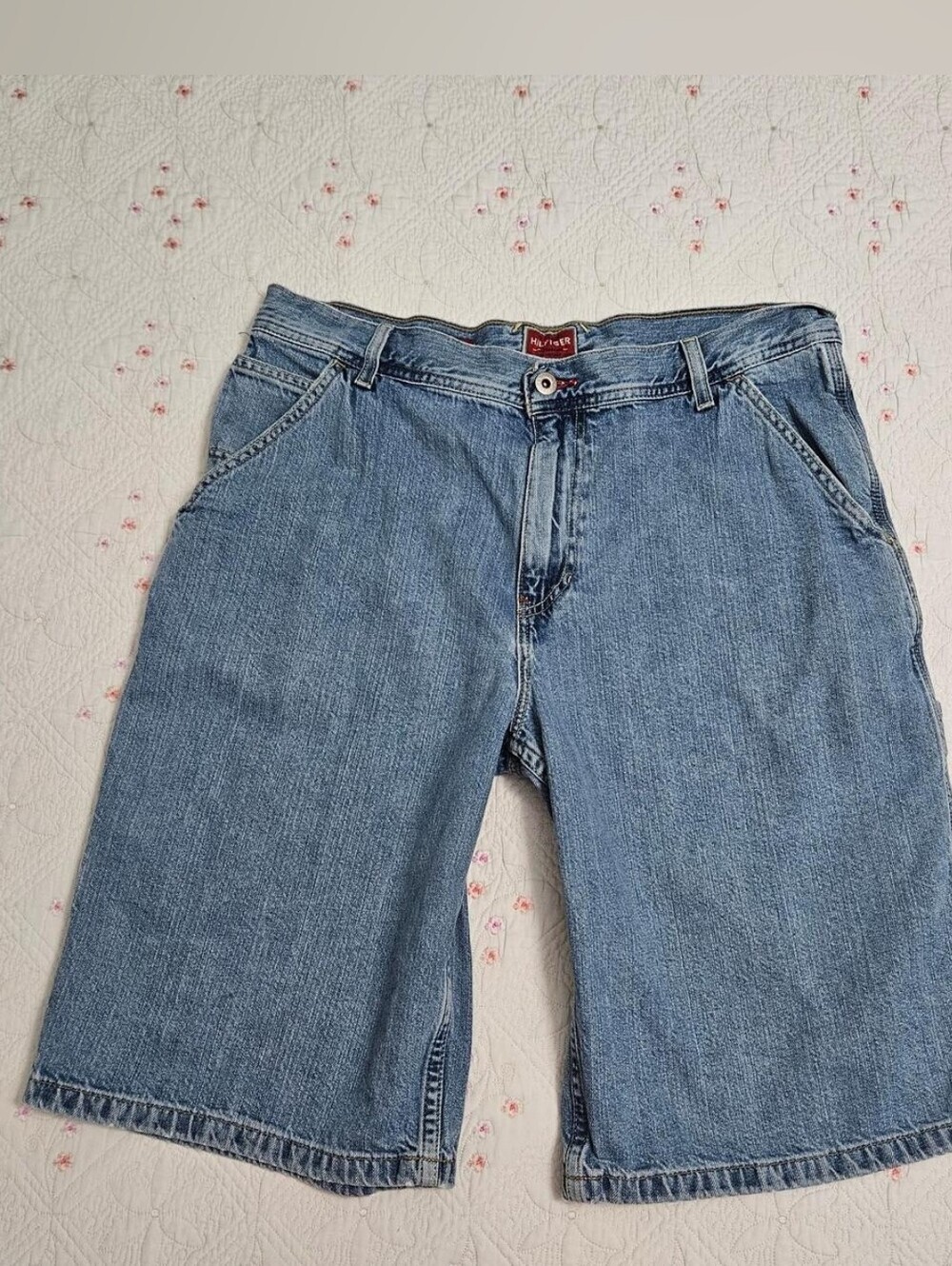 Vintage Tommy Hilfiger Carpenter Fit Denim Jeans Shorts Sz 34 Mens